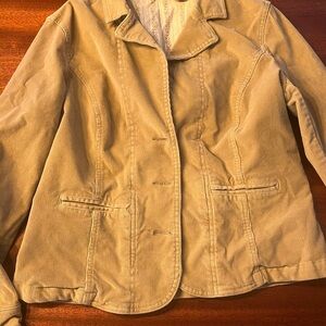 SJB Women's Tan Corduroy Jacket